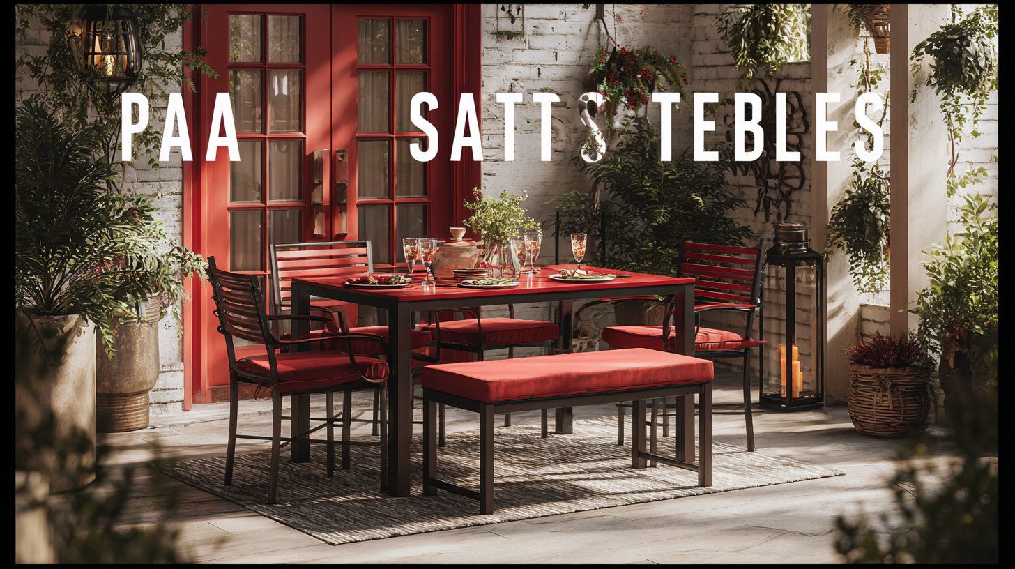 The Ultimate Guide to Selecting the Best Dining Table Sets for Your Patio Space