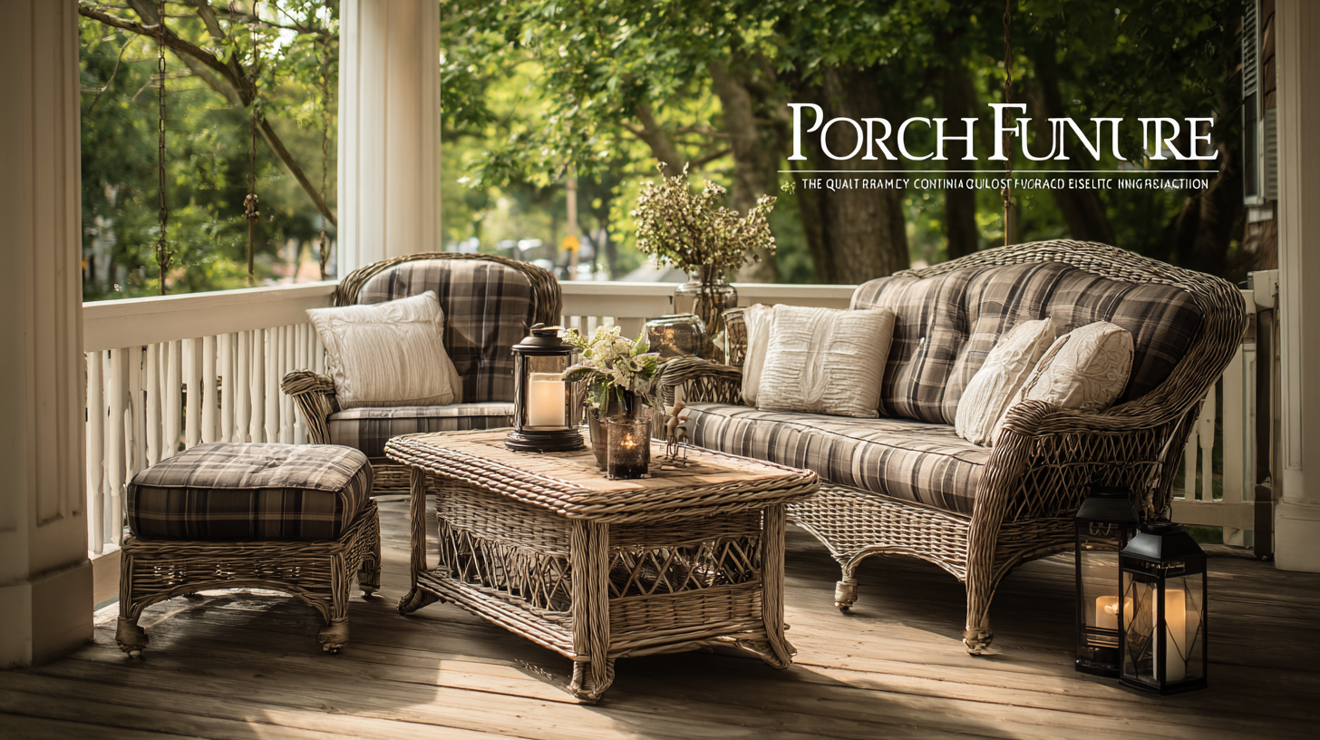 Unmatched Quality Global Best Porch Furniture from Chinese Innovation
