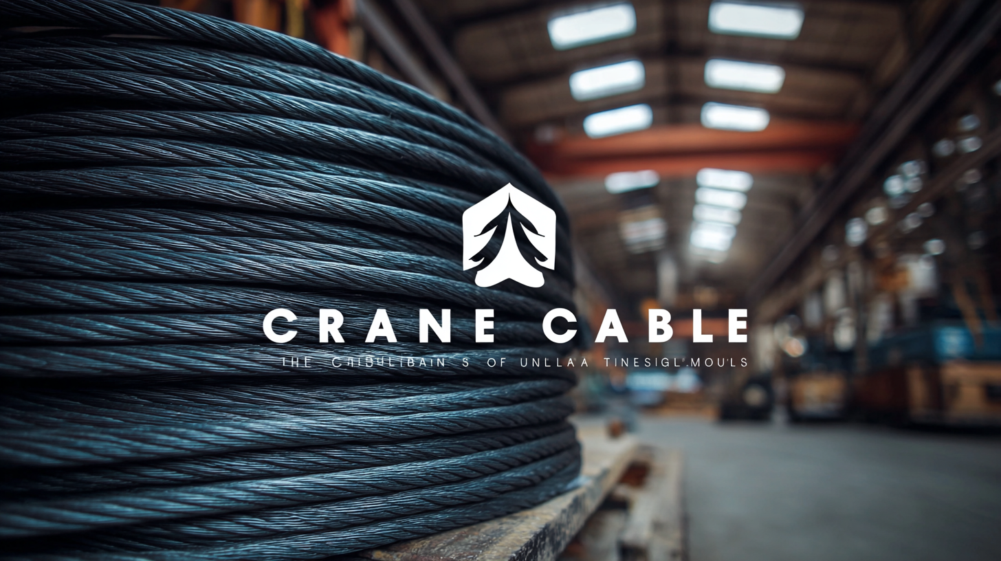 Revolutionizing Global Standards: Discover the Excellence of China's Best Crane Cable