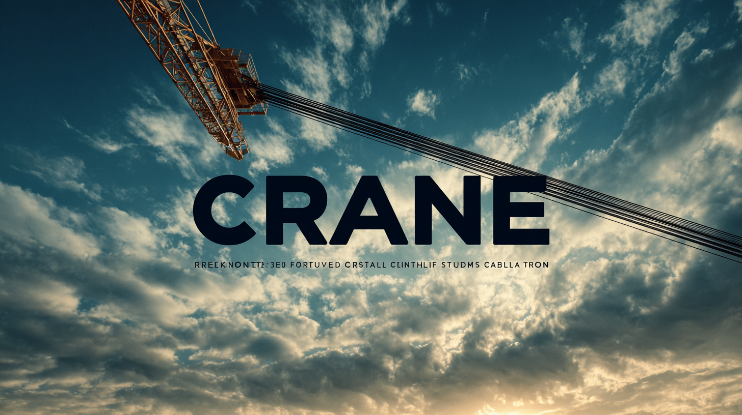 Revolutionizing Global Standards: Discover the Excellence of China's Best Crane Cable