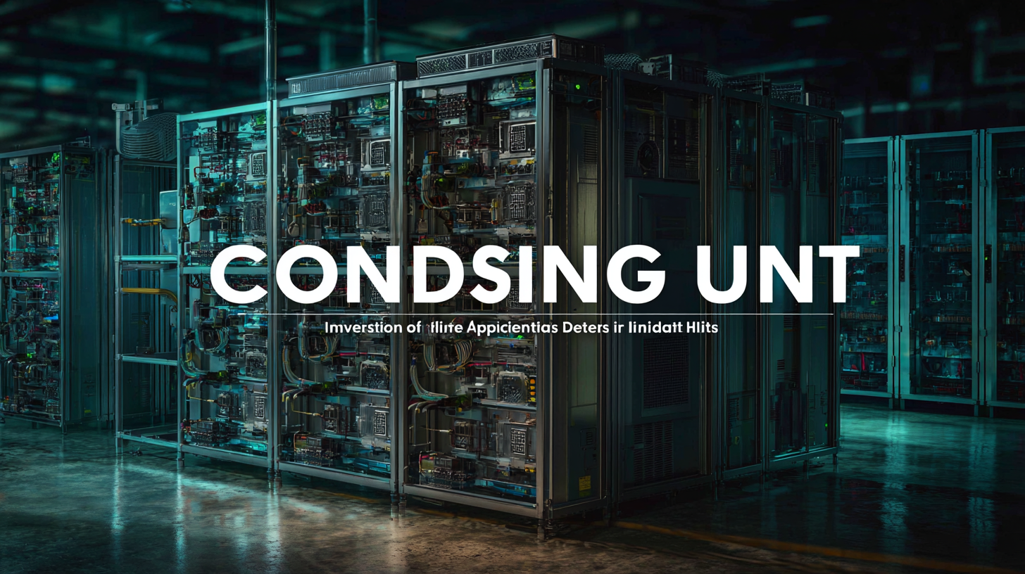 Innovative Applications of Best Condensing Units in Diverse Industries