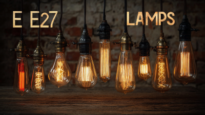 Exploring Unique E27 Lamp Alternatives to Enhance Your Lighting Experience