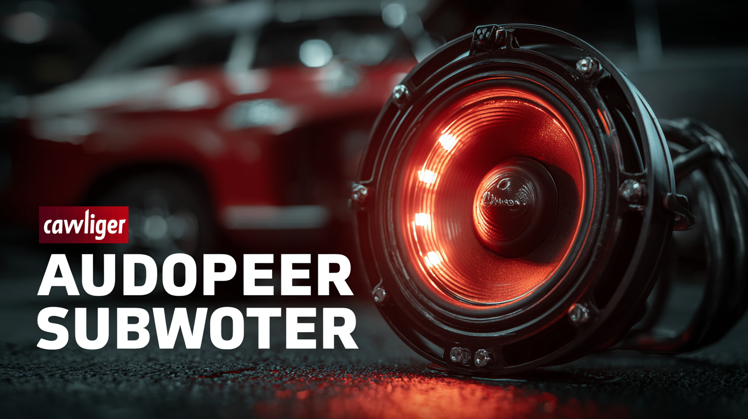 Exceptional Car Audio Experience Discover the Best Car Subwoofer With Amplifier Crafted in China