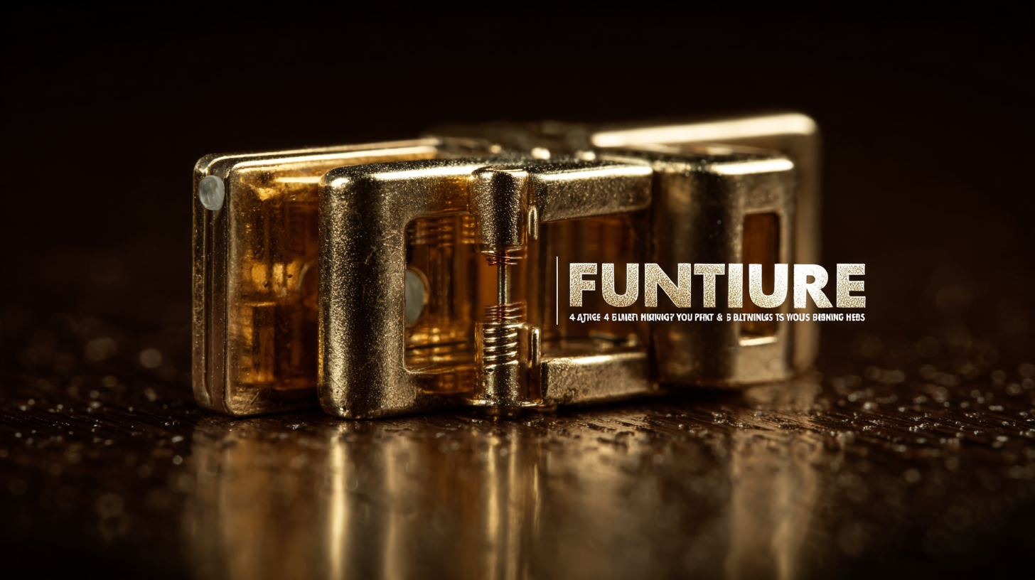 What Makes a Furniture Hinge the Best Choice for Your Business Needs