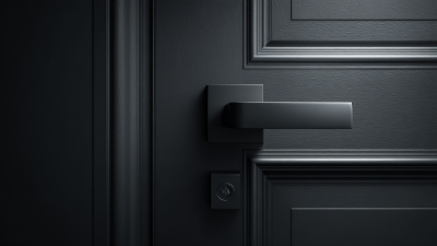 The Future of Sleek Designs in Best Black Door Handle Innovations