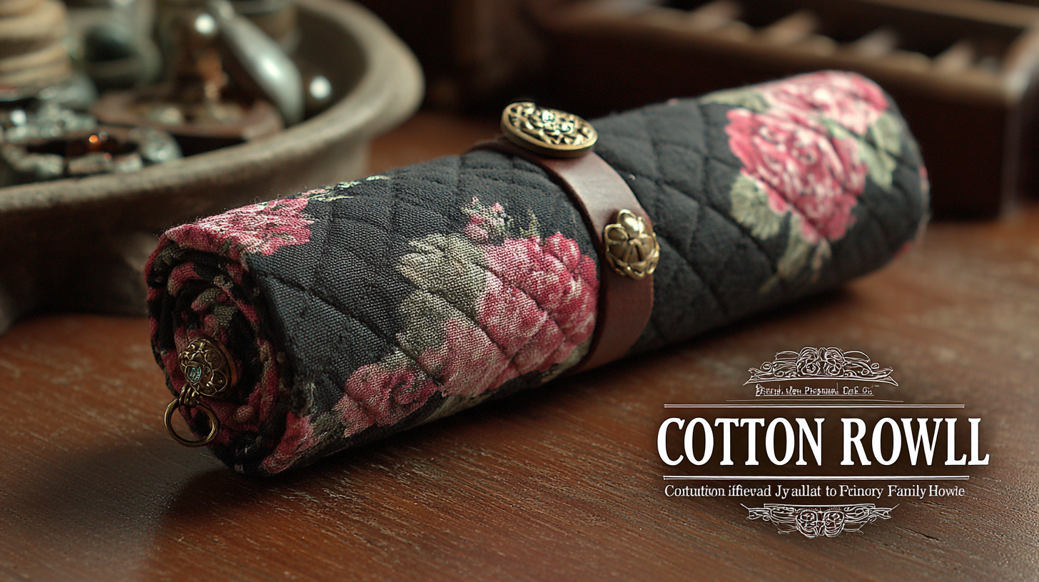 Discover the Finest Cotton Quilted Jewelry Roll Crafted by China's Premier Manufacturing Factory