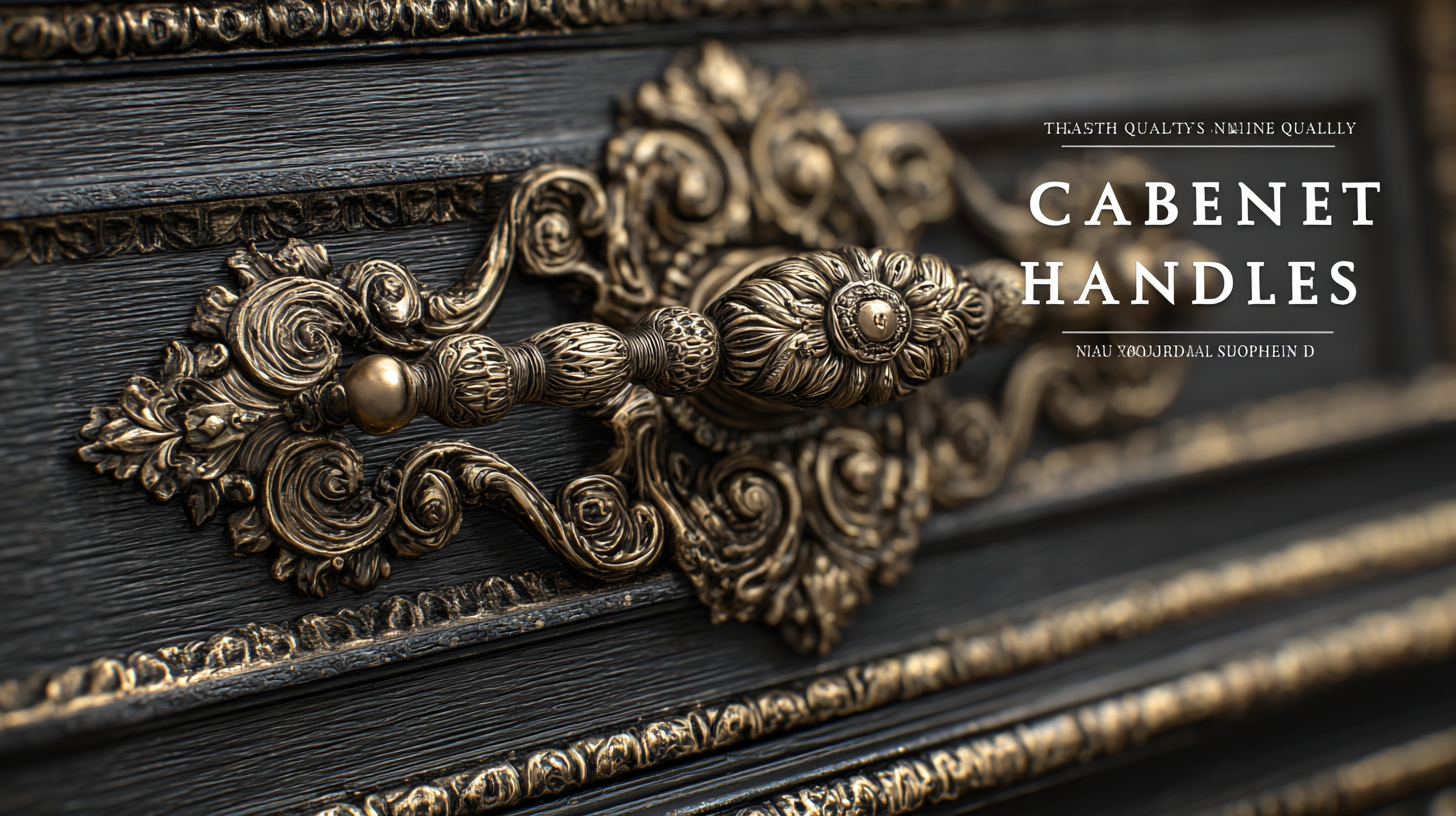 Trustworthy Quality Cabinet Handles from China Made for Global Sharing