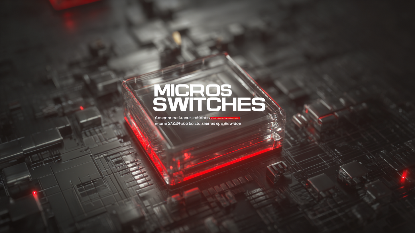 Embracing the Future: How the Best Micro Switches Will Revolutionize Technology by 2025