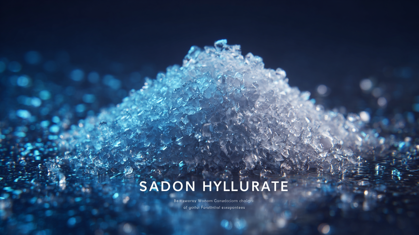 Exceptional Sodium Hyaluronate Production from China for Global Excellence