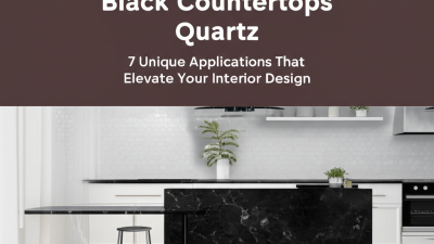 Transforming Spaces with Best Black Countertops Quartz 7 Unique Applications That Elevate Your Interior Design