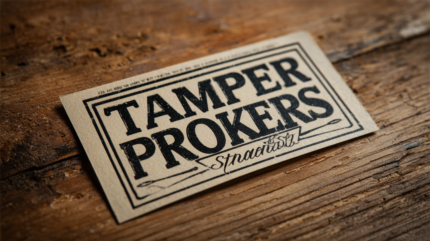Comprehensive Guide to Choosing the Best Tamper Proof Stickers for Enhanced Security and Brand Integrity