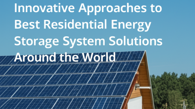Innovative Approaches to Best Residential Energy Storage System Solutions Around the World