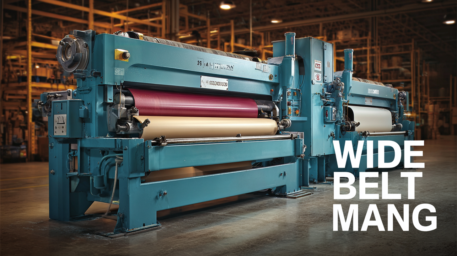 Understanding Industry Standards for Best Wide Belt Sanding Machines and Their Impact on Performance