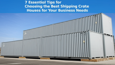 7 Essential Tips for Choosing the Best Shipping Crate Houses for Your Business Needs