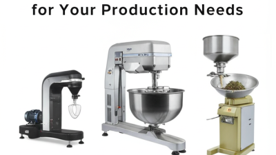 How to Choose the Best Machine Mixer for Your Production Needs