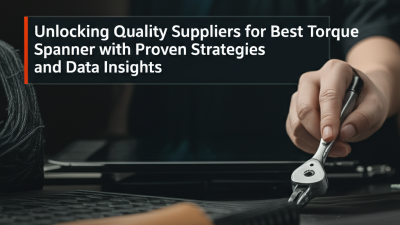 Unlocking Quality Suppliers for Best Torque Spanner with Proven Strategies and Data Insights