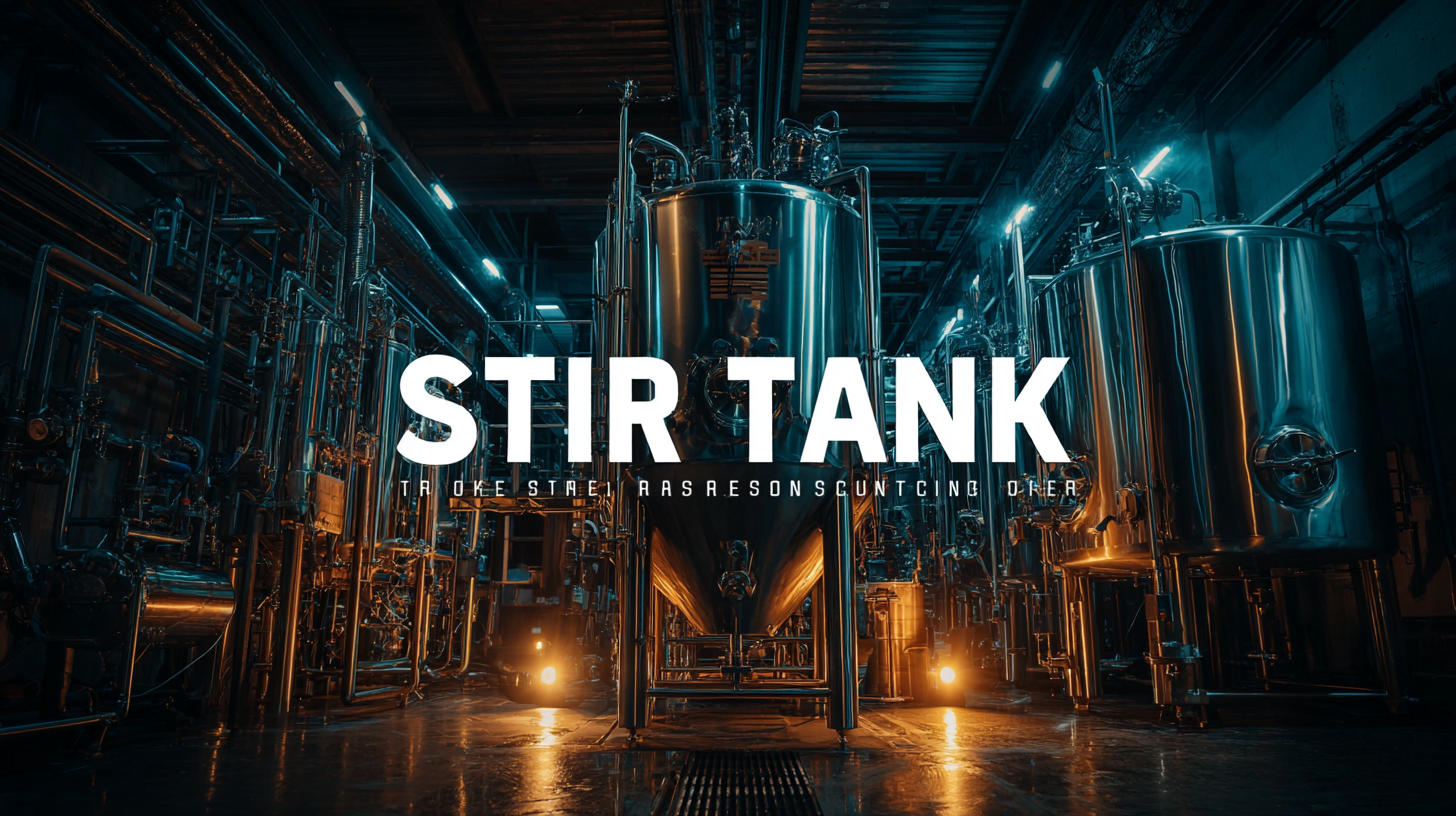 Ultimate Checklist for Choosing the Best Stir Tank for Your Production Needs