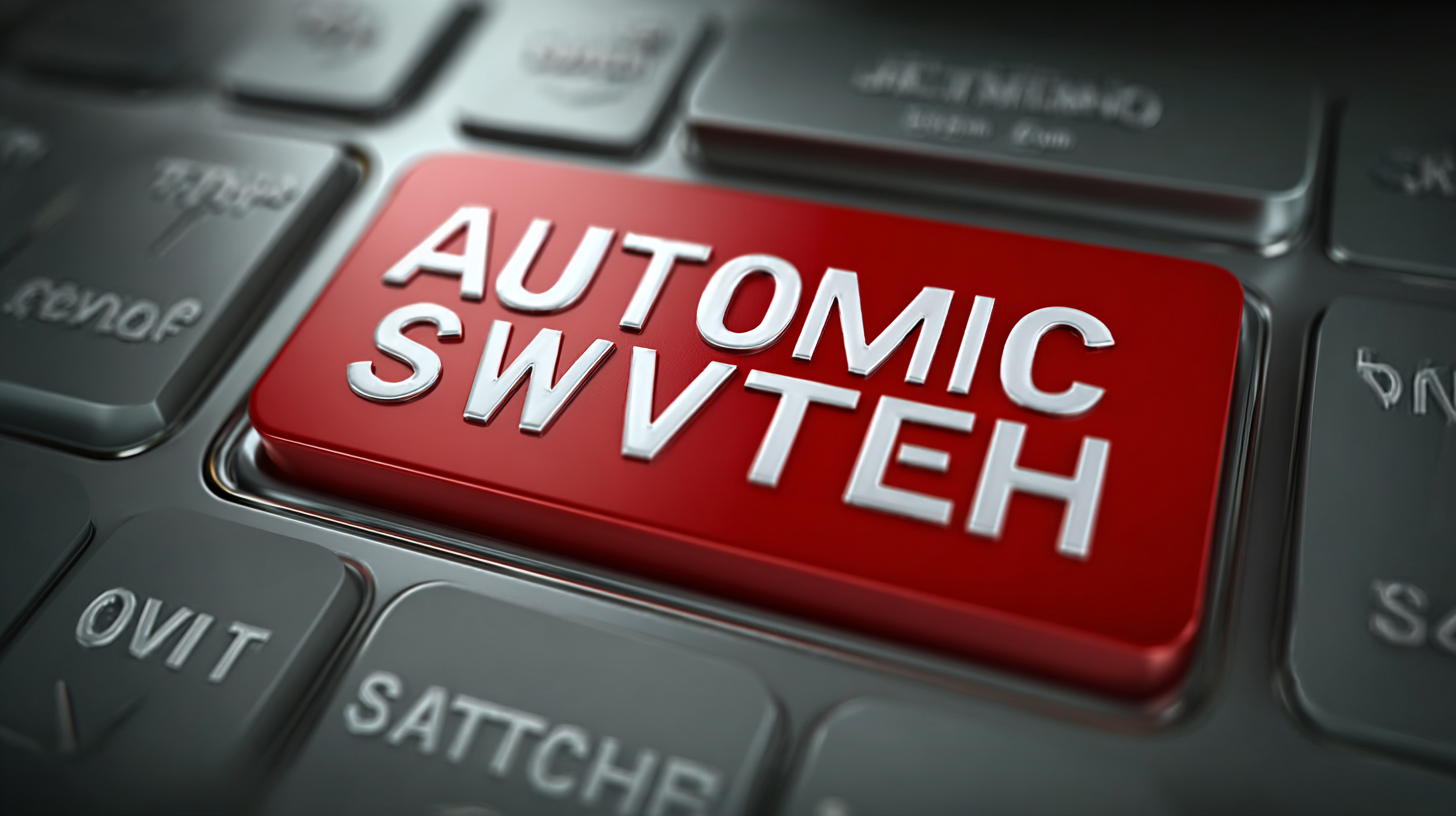 Future Market Trends for Best Automatic Switch Over Switch and How to Optimize Your Sourcing Strategy