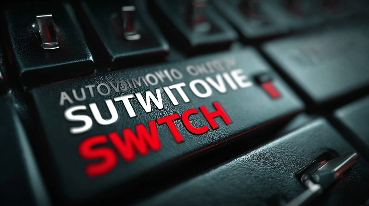 Future Market Trends for Best Automatic Switch Over Switch and How to Optimize Your Sourcing Strategy