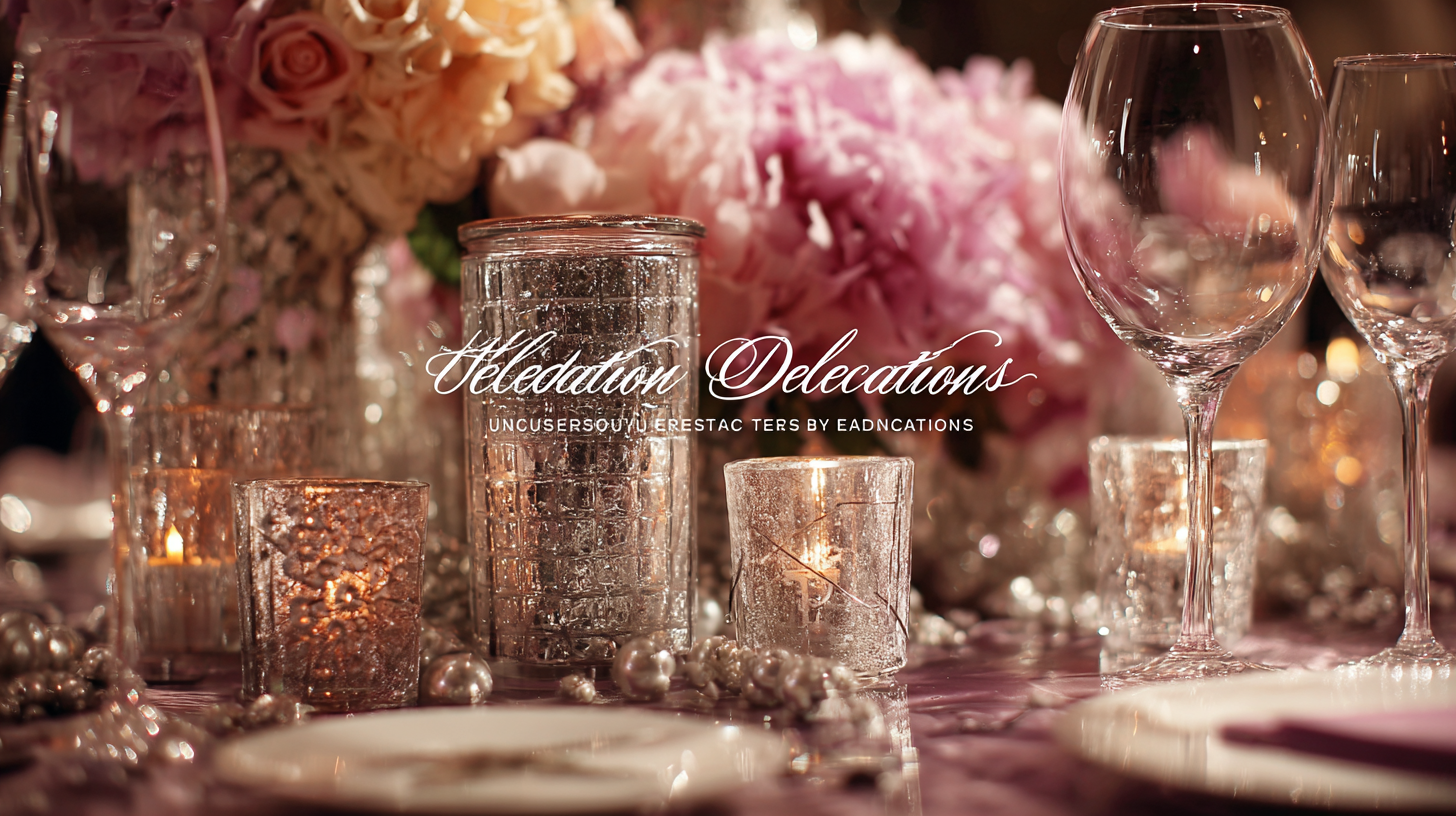 Unmatched Craftsmanship from China: Elevate Your Wedding with the Best Table Decorations
