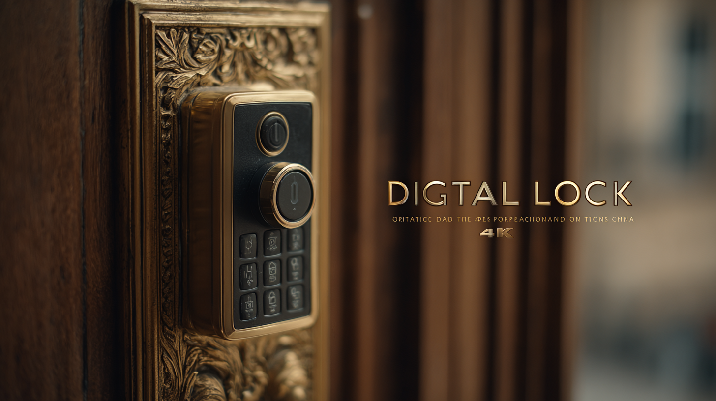Crafted to Perfection Innovative Digital Locks from China Serving Global Needs