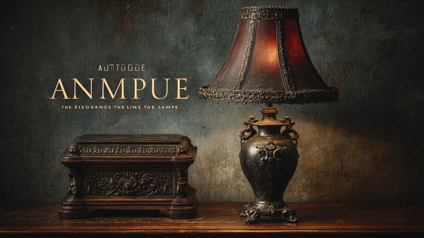 The Future of Timeless Elegance with Antique Lamps