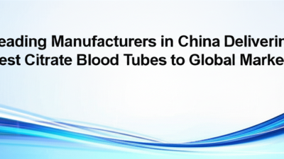 Leading Manufacturers in China Delivering Best Citrate Blood Tubes to Global Markets