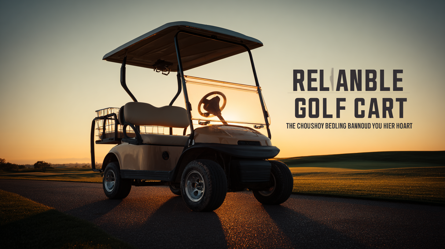 The Essential Handbook for Choosing the Best Reliable Golf Cart for Your Needs