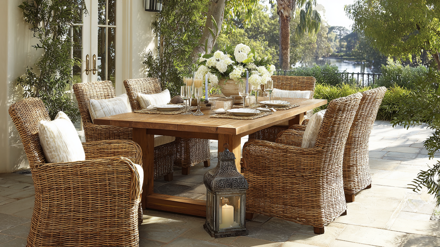 How to Choose the Perfect Outdoor Rattan Dining Chairs for Your Patio