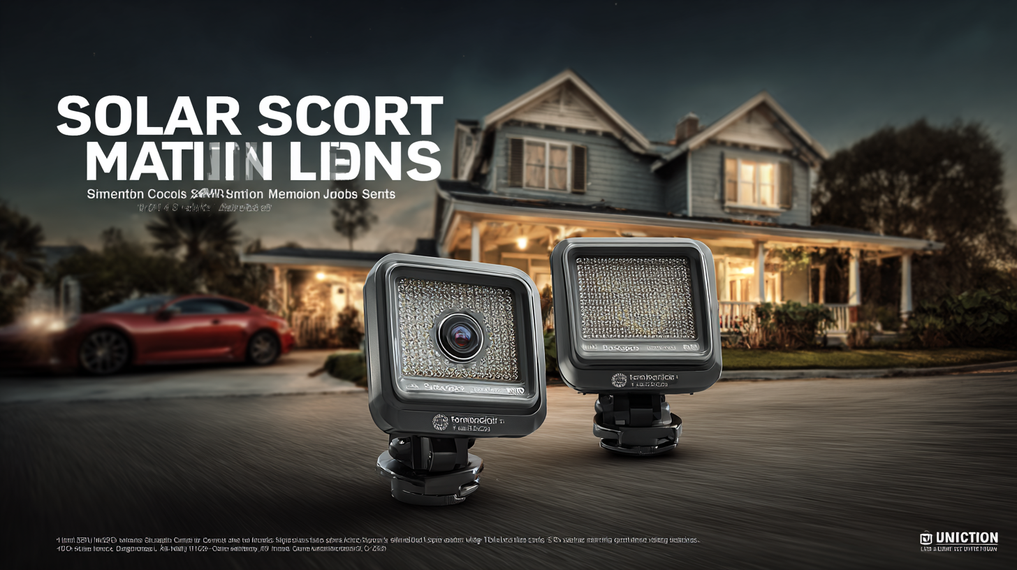 The Ultimate Checklist for Choosing the Best Solar Spot Lights with Motion Sensors for Your Global Supply Needs