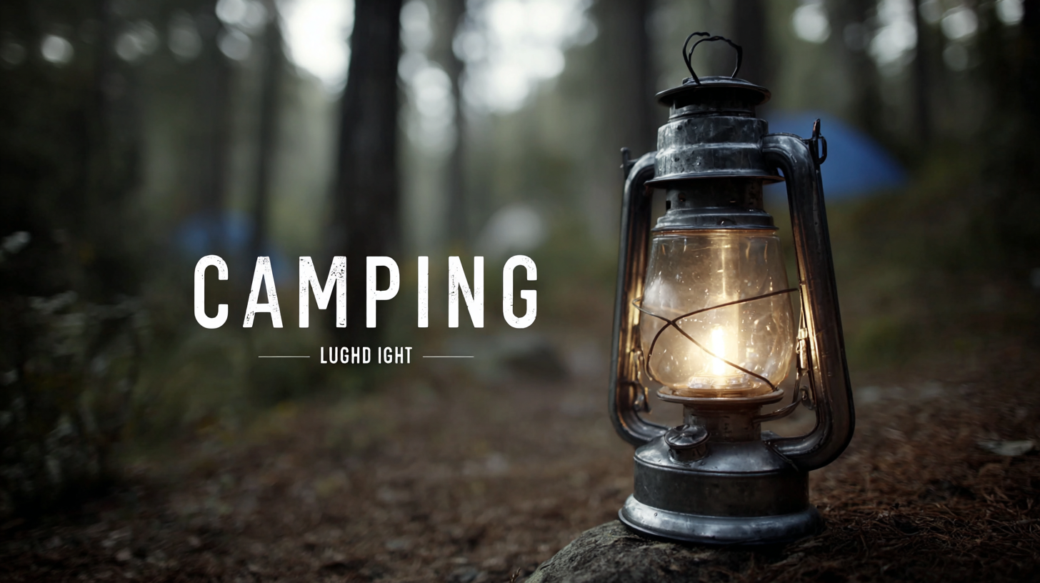 Unique Ways to Choose the Best Outdoor Camping Light for Every Adventure