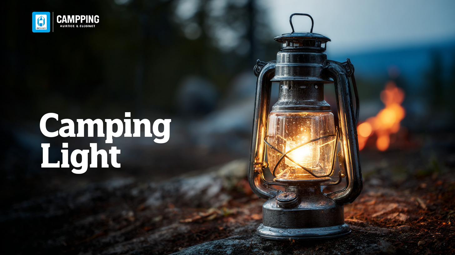 Unique Ways to Choose the Best Outdoor Camping Light for Every Adventure