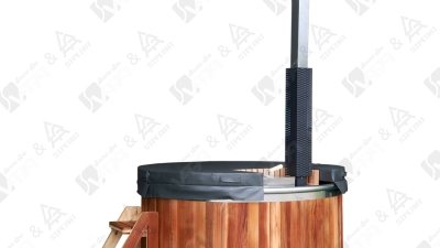 Vapasauna HT005 Stainless Steel Round Hot Tub with Cedar shell for 5 People (1).jpg