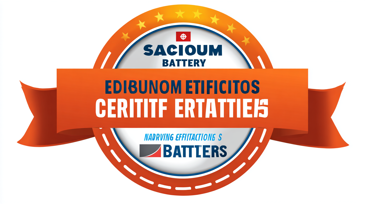 Navigating Export Certifications for Best Sodiumion Batteries How to Ensure Compliance and Quality Standards