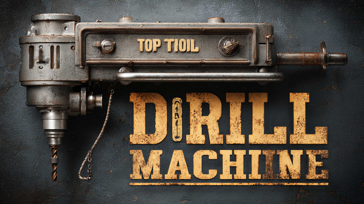 5 Compelling Reasons to Choose the Best Top Drill Machine for Your Global Procurement Needs