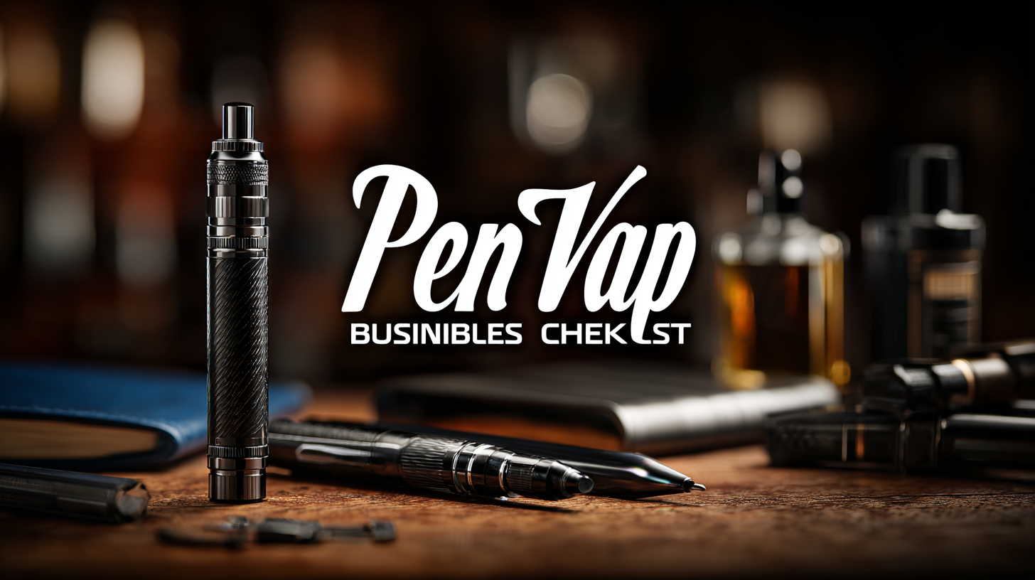 Essential Checklist: How to Choose the Best Pen Vape for Your Business Needs
