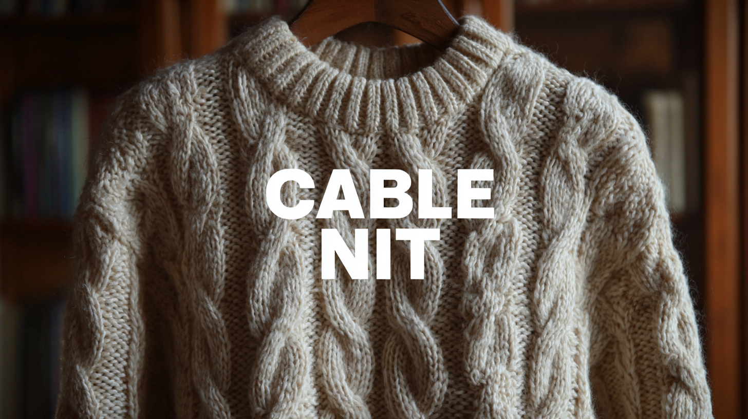 Future Trends in Cable Knit Pullovers for 2025 and How to Choose the Best One