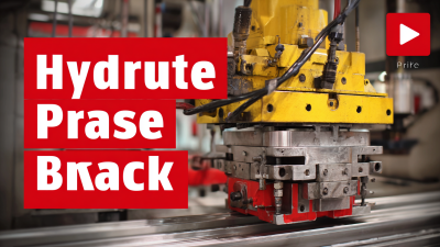 How to Choose the Best Hydraulic Press Brake for Your Manufacturing Needs