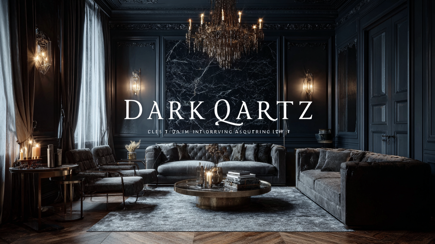 How Best Dark Quartz is Transforming Luxury Interior Design and Tips for Successful Integration