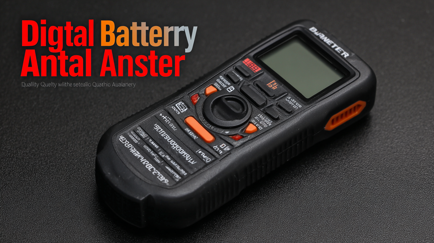 How to Select the Best Digital Battery Analyzer Manufacturer for Quality Assurance