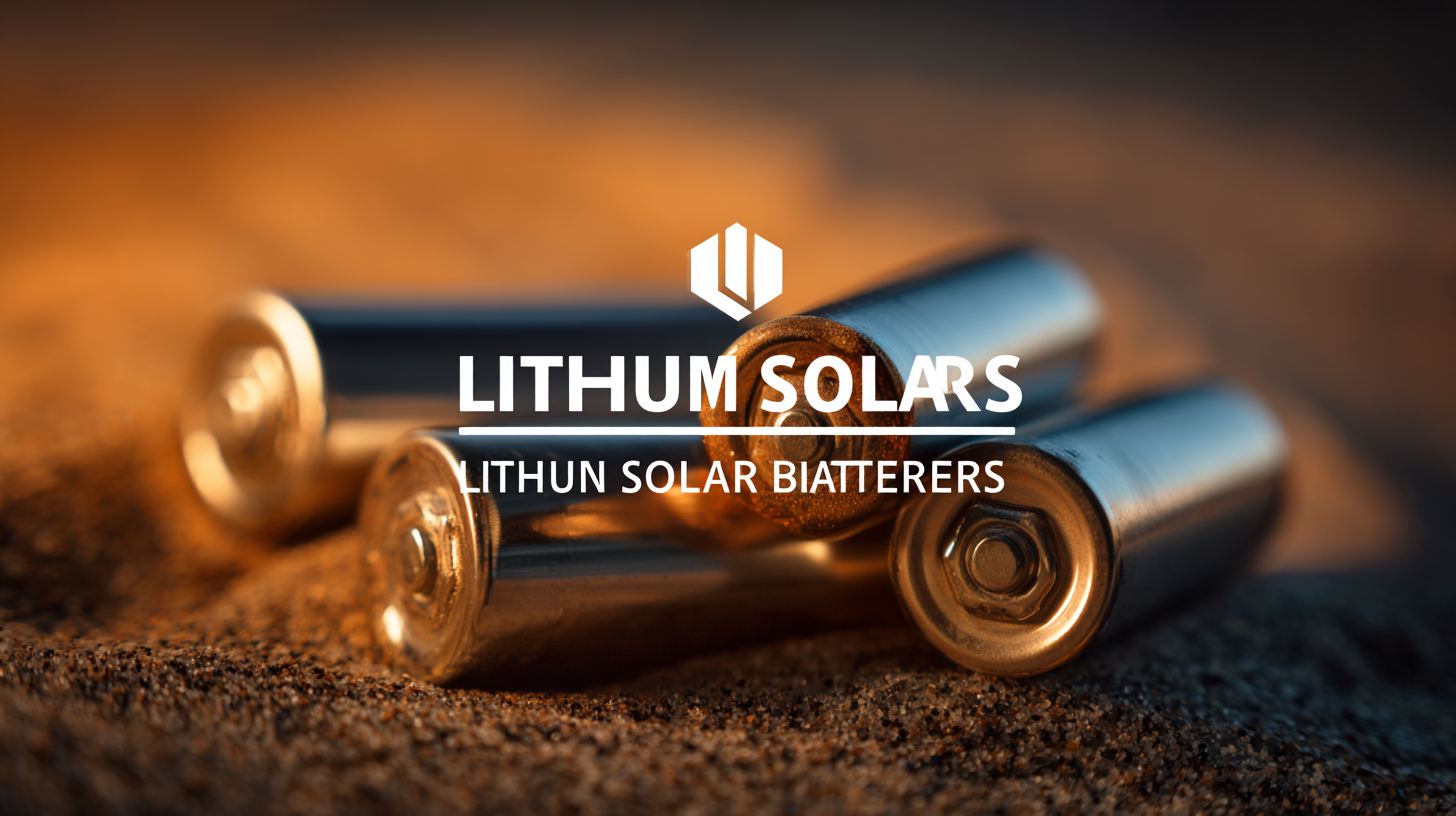 Exploring Innovative Alternatives to Best Lithium Solar Batteries for Global Buyers