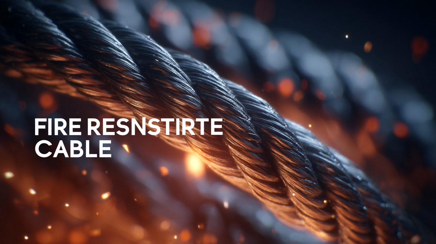 What Makes Fire Resistant Cable the Optimal Choice for Global Procurement