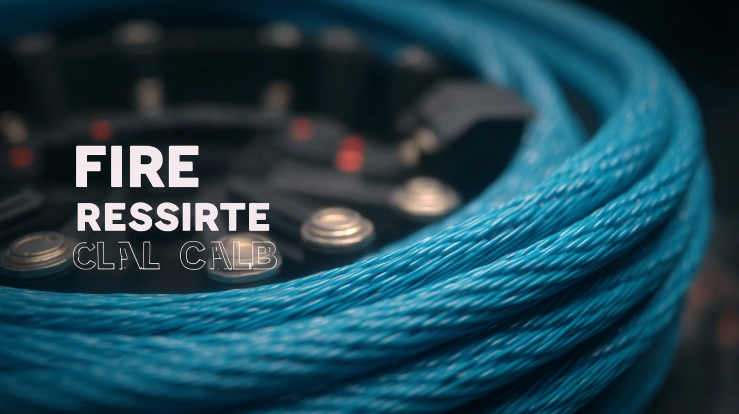 What Makes Fire Resistant Cable the Optimal Choice for Global Procurement