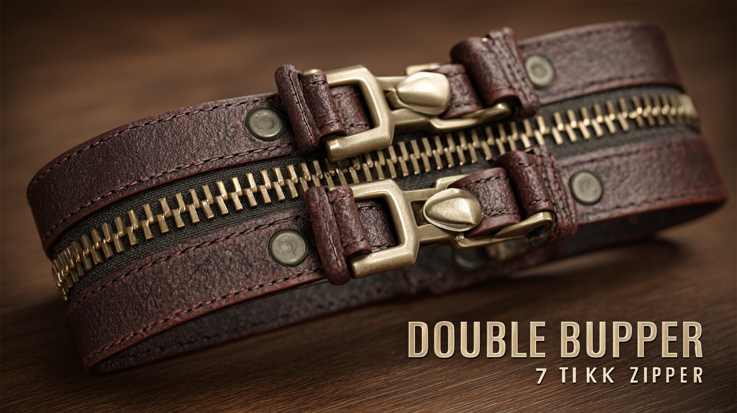 Double-Buckle Zipper