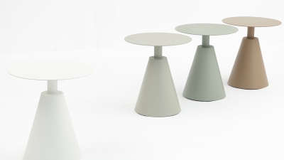 All-Aluminum Side Table - Lightweight and Durable Outdoor Accent Table - AD551012