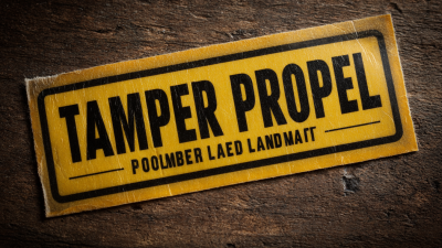 5 Key Factors to Consider When Choosing the Best Tamper Proof Label Manufacturer
