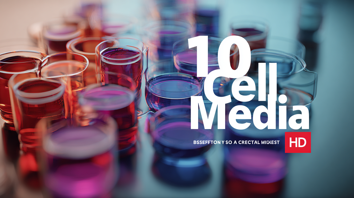 10 Essential Tips for Choosing the Best Cell Culture Media for Your Laboratory Success