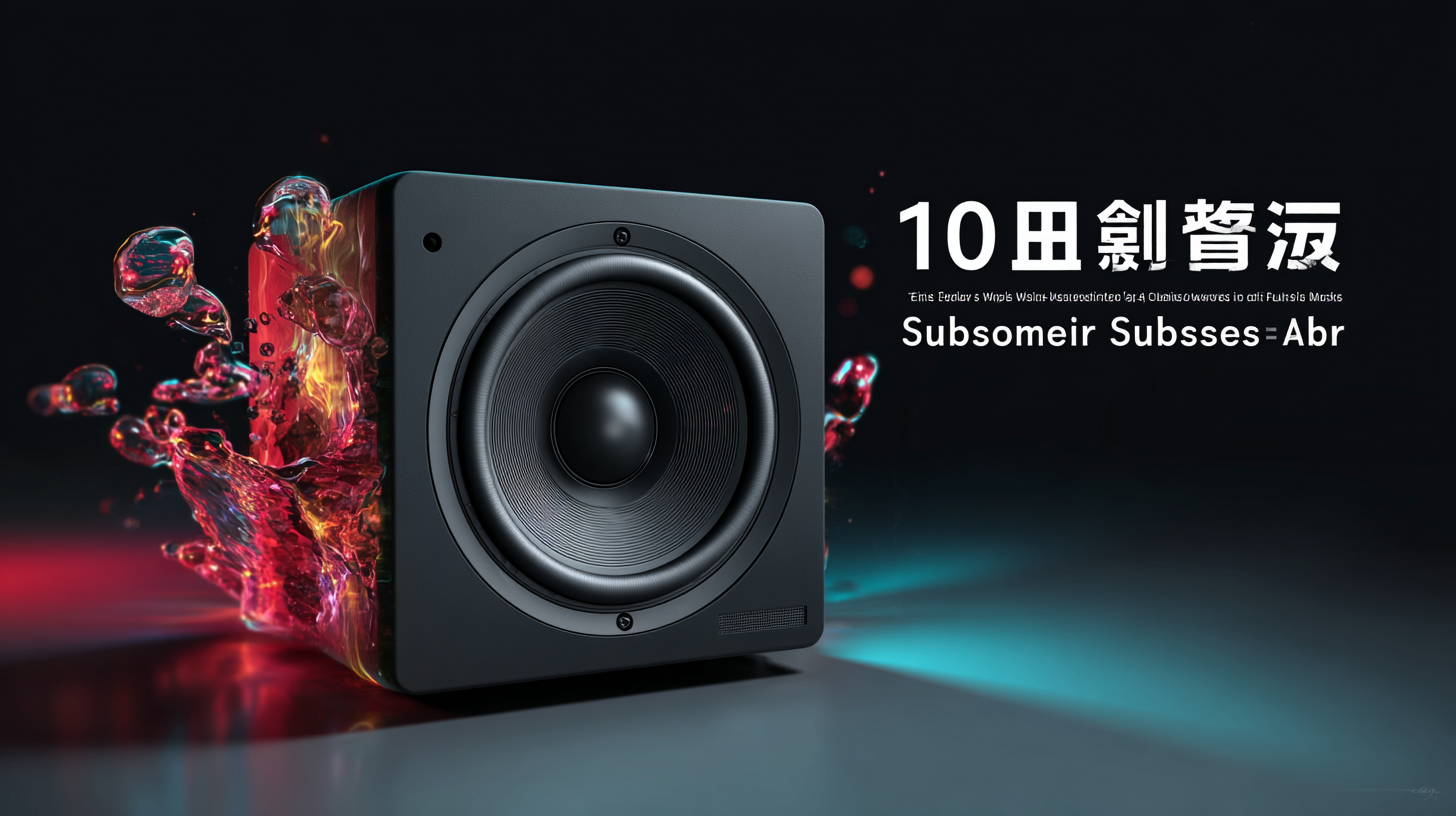 Experience Superior Sound: China's Premium 10 Inch Active Subwoofers Leading the Global Market