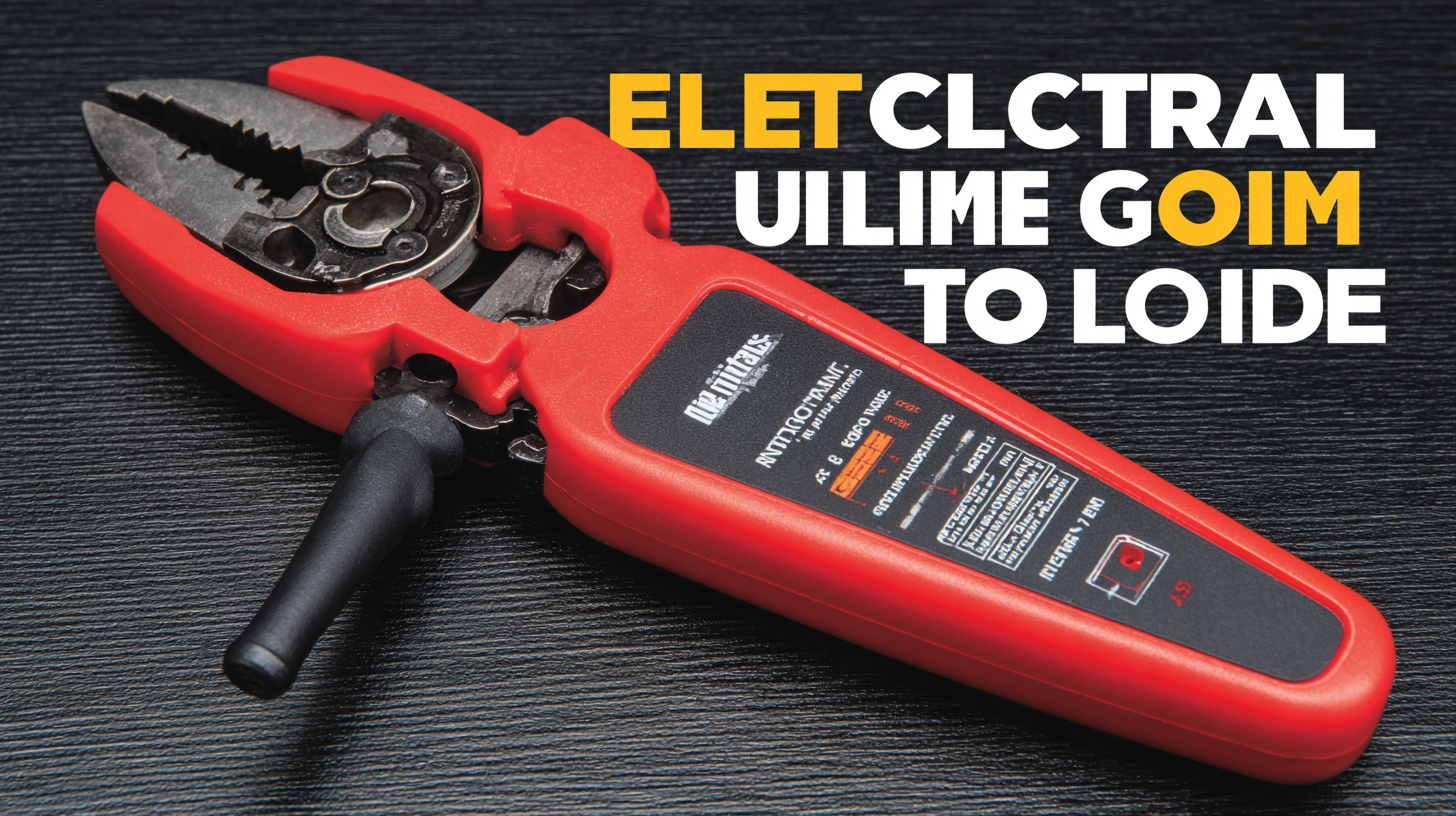 Ultimate Guide to Finding Quality Suppliers for Best Electrical Crimping Tools with Essential Checklist