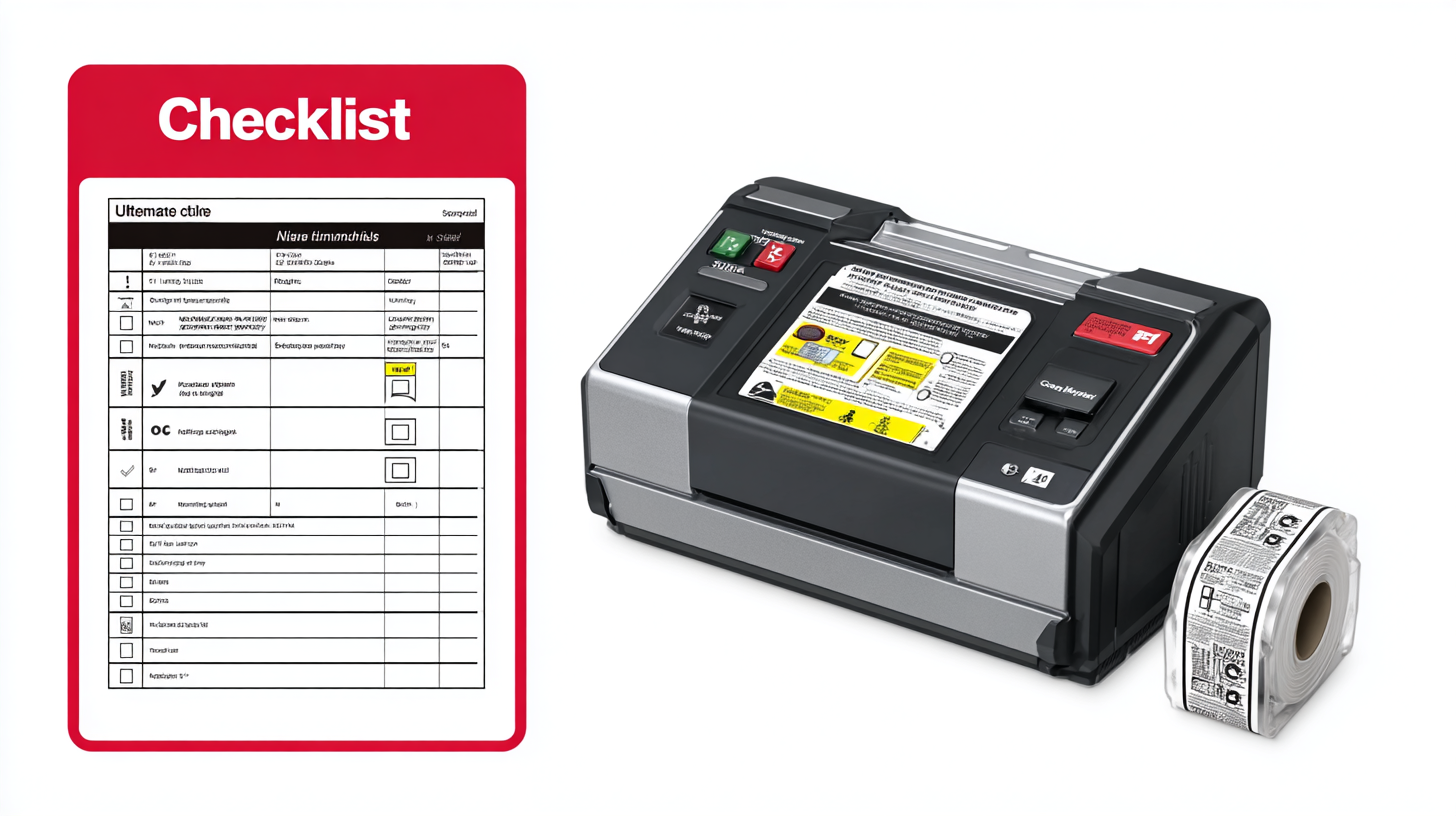 Ultimate Checklist for Choosing the Best Intelligent Label Printing Systems